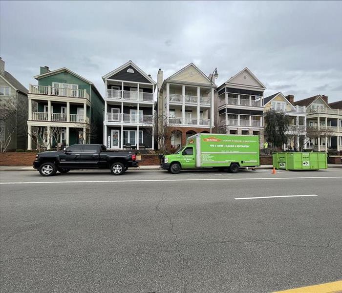 SERVPRO trucks in front of Memphis home 