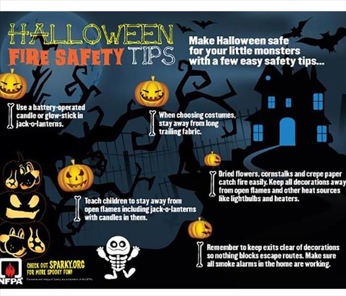 Halloween Themed Fire Safety Tips
