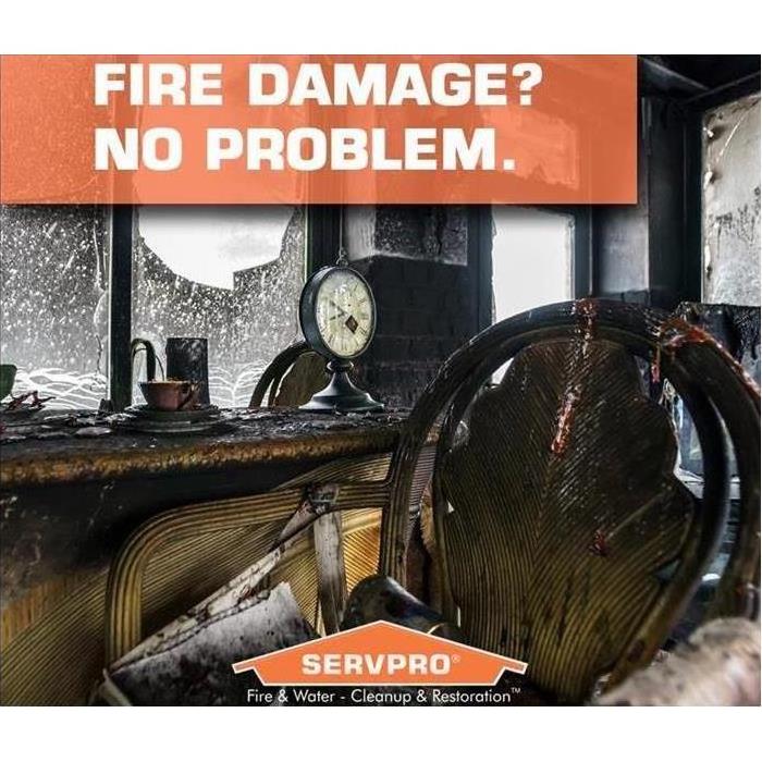 SERVPRO Fire Damage Restoration Advertisement 