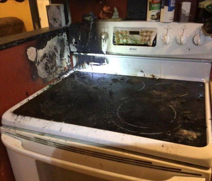 Cooking is the number one cause of house fires. Unsafe cooking can cause fire damage, which is what happened to this kitchen.