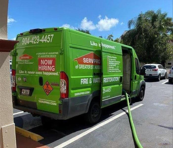 SERVPRO St Augustine water extraction 