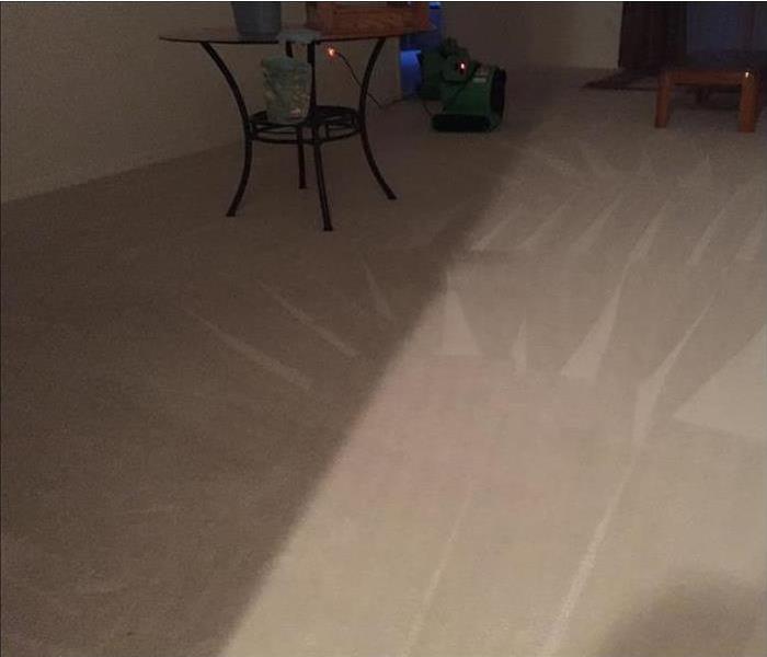 After SERVPRO of Greater St Augustine / St Augustine Beach cleaned carpet