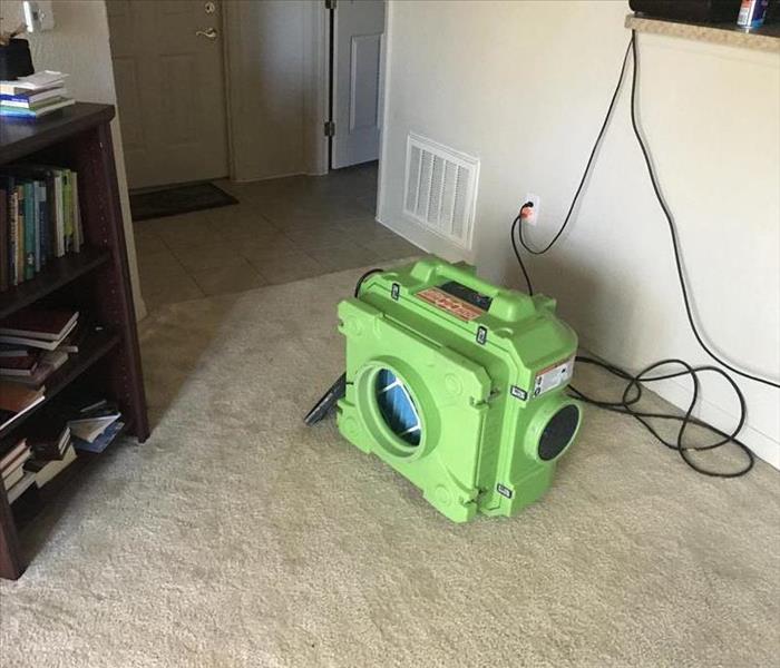 Indoor Air cleaning SERVPRO equipment